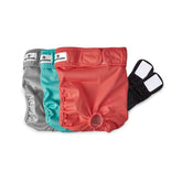 Pet Parents Washable Diapers front view on dog for secure fit
