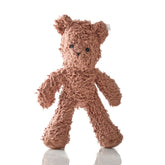 Pet Passion plush bear dog toy with soft cotton for cuddly play and bonding.