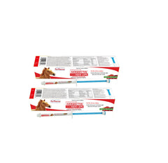Pet Pharma ivermectin paste in apple flavor 6-08g syringe for easy oral dosing.