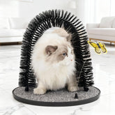 Pet Prime 2in1 cat arch self groomer side view showing secure grooming for indoor cats.