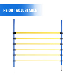Pet Prime agility jump with tool-free setup for quick park sessions