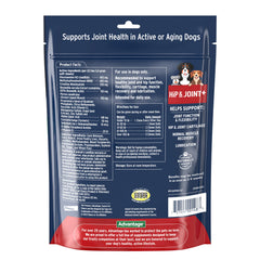 Pet Protect Hip & Joint+ glucosamine and turmeric ingredients support joint function.