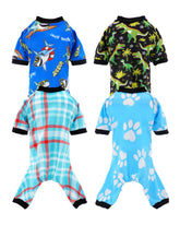 PET SHOW dinosaur-pattern pajamas for dogs, breathable and comfy for active days