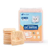 Pet Soft XXS disposable cat diaper fit guide for tiny pets.