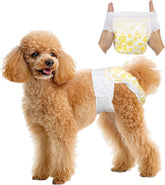 Pet Soft disposable female dog diapers with pull-up design for easy on-off and secure fit.