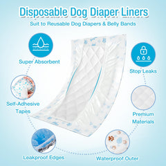 Pet Soft liner showing side leak proof design to keep wraps clean