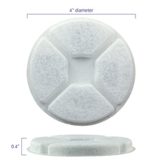PET STANDARD replacement filter with 4-inch diameter designed for Get Fresh model.