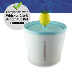 PET STANDARD filter-installed-in-whisker-city-fountain shows seamless compatibility.