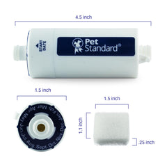 PET STANDARD pre-filter sponges catch debris, helping keep the CATCARE fountain cleaner between washes.