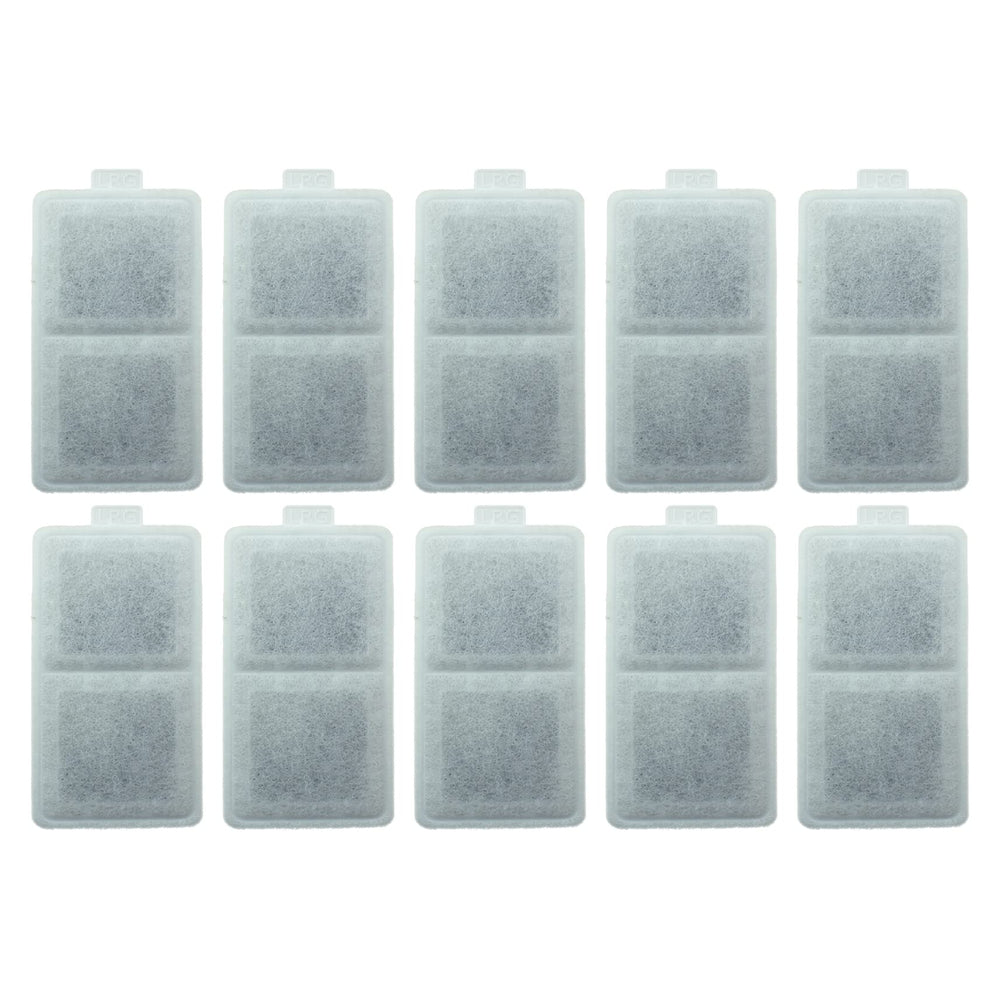 PET STANDARD replacement filter pack-10 for Whisker City fountains keeps water clean for pets.