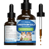 Pet Wellbeing Smooth BM Gold cat bottle supporting gentle digestion.