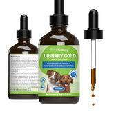 Pet Wellbeing Urinary Gold dog bottle supports urinary tract health