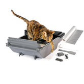 Pet Zone Smart Scoop sensor activation illustration for effortless cleaning.