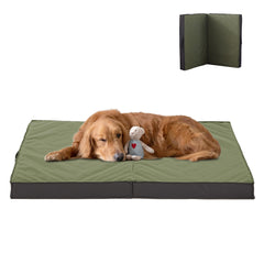 PETABBY outdoor dog bed demonstrates waterproof fabric for all-weather use