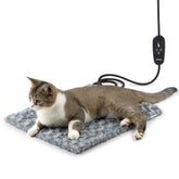 Petace adjustable temperature heated bed with simple controls for customizable warmth