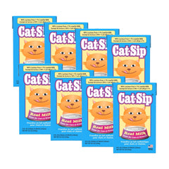 PetAg Cat-Sip Real Milk Treat package view, ready-to-serve hydration option for cats