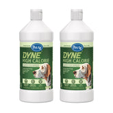 PetAg Dyne bottle front, high-calorie nutrition for dogs.