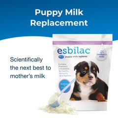Esbilac contains prebiotics and probiotics to support digestion and immune function.
