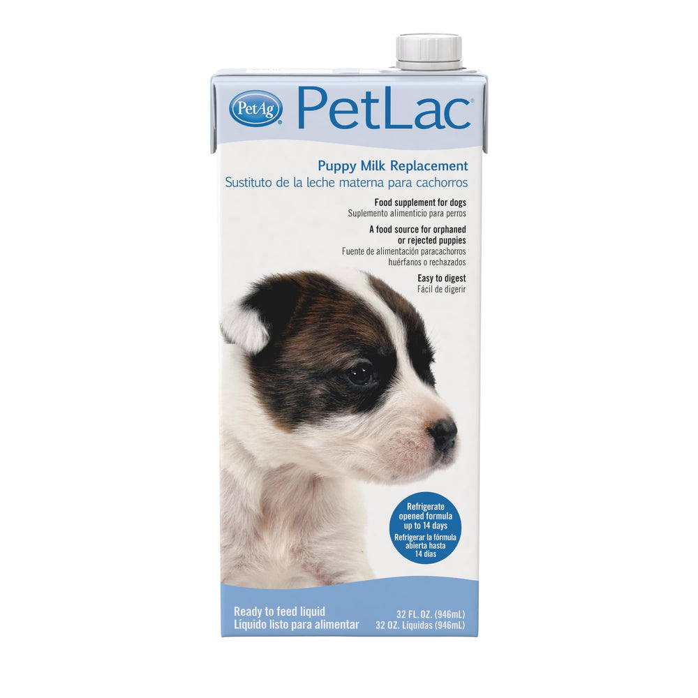 PetLac by PetAg puppy milk bottle supports gentle digestion and growth.