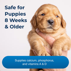 PetAg Sure Grow 100 liver-flavor chews appealing to puppies.