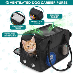 PetAmi airline-approved carrier fits under seats on most flights