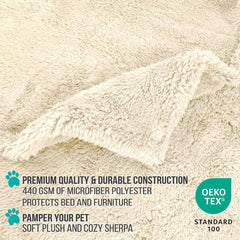 PetAmi couch protector blanket provides waterproof coverage for spills and everyday lounging.