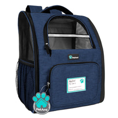 PetAmi dog backpack carrier with front-entry access for easy hiking setup.