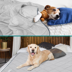 PetAmi Premium Cooling Blanket soft plush fabric highlights cozy texture