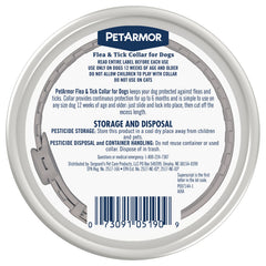 PetArmor adjustable one-size collar ensuring a secure fit for any dog.