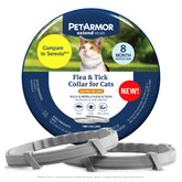 PetArmor Extend cat collar packaging shows eight months of protection