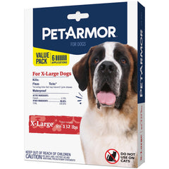 PetArmor extra-large dog bottle for at-home flea and tick treatment.