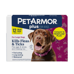 PetArmor Plus for large dogs bottle pour shows easy application