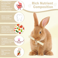 Petawi sticks offer dietary fiber and gentle dental activity for small pets.