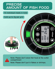 Petbank moisture-proof design keeps fish food dry during storage.