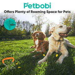 Petbobi 16-inch ground stake is easy to install and secure.