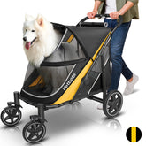 Petbobi dog stroller front entry for easy access and ventilation
