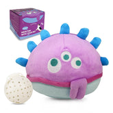 Petbobi interactive plush bouncing dog toy shows lifelike bark for engaging playtime
