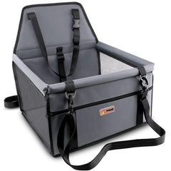 Petbobi small dog car seat folded for compact storage.