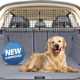 Petboda dog car barrier installed on SUV back seat for safe travel.