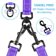 PetBonus leash padded handles for comfortable two-dog control on walks