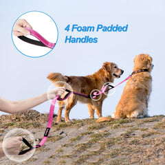 PetBonus reflective stitching along leash for better night visibility.