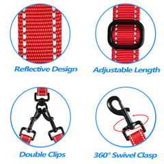 PetBonus weatherproof nylon leash for durability and easy care