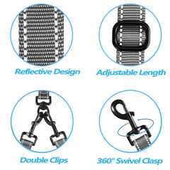 PetBonus weather-proof nylon and durable hardware for long-lasting use