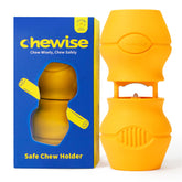 PetClan Chewise Bully Stick Holder shows metal teeth design for safer chewing.