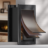 PETCOMING durable-frame 3-flaps wall door shows rugged build for year-round pet access
