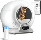 Petcove PurrTek front view showing hands-free operation for easy maintenance