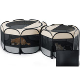 Petcozife cat playpen spacious interior ideal for safe playtime