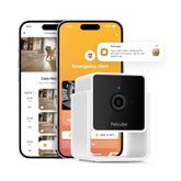 Petcube Cam 1080p video for crisp, clear monitoring of pets at home.