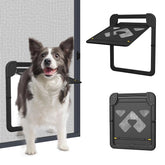 PETDIPOT dog door for screen door enables easy access for pets.