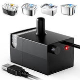 PETDOTT large-dog fountain in stainless steel promotes steady hydration.